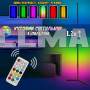 Напольная угловая лампа торшер RGB STAND с пультом управления 120 см 